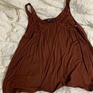 American Eagle cotton tank rust
